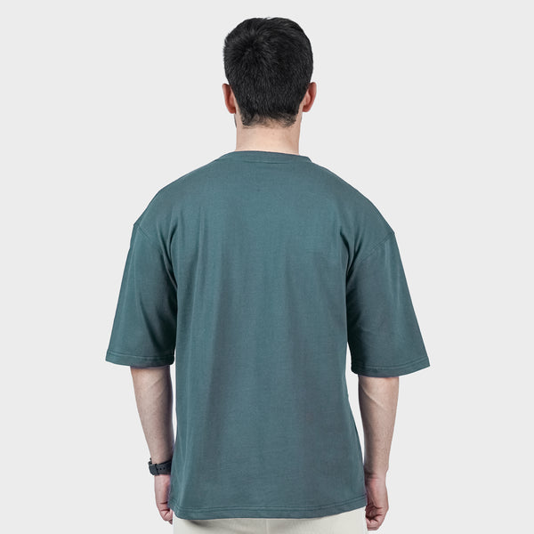 Weartofit Green Plain Tshirt