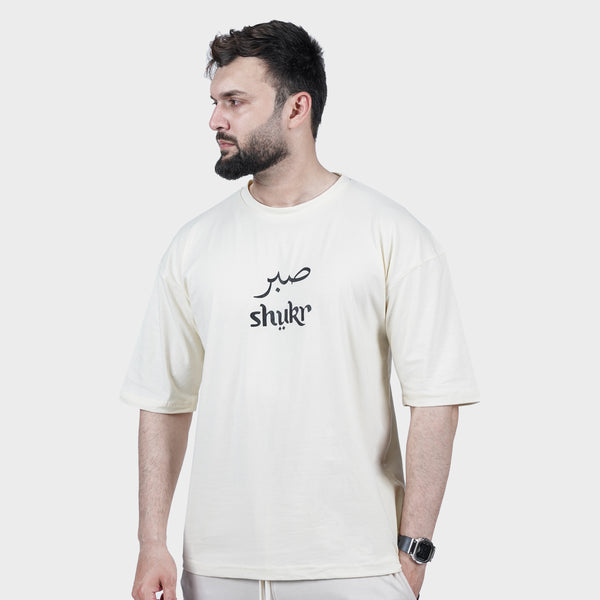 Sabr Shukar Off-White Tshirt