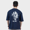 Navy Blue Dragon Ball Z Back Print TShirt