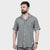 Gray Ottoman Textured Shirt