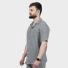 Gray Ottoman Textured Shirt
