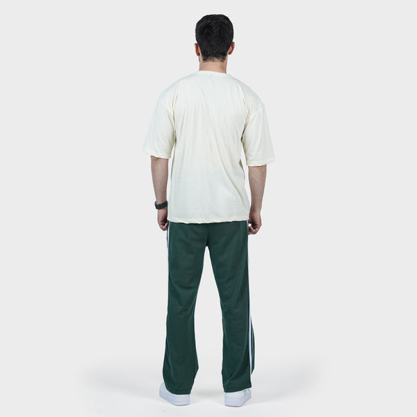 Weartofit Dumbell White and Green Tracksuit