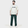 Weartofit Dumbell Off-White and Green Tracksuit