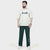 Weartofit Dumbell Off-White and Green Tracksuit