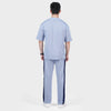 Sky-Blue and Navy Side Panel Tracksuit