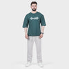 Weartofit Dumbell Teal Green and Off-White Tracksuit