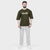 Weartofit Dumbell Olive Green and Off-White Tracksuit