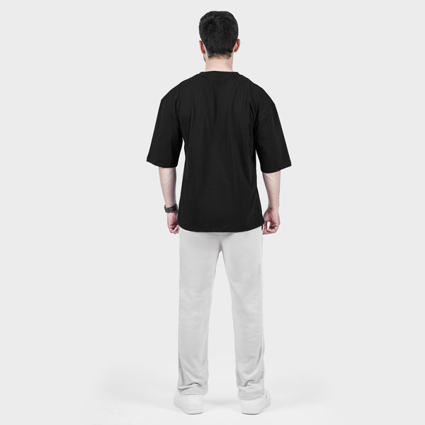 Weartofit Dumbell Black and Off-White Tracksuit