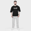 Weartofit Dumbell Black and Off-White Tracksuit