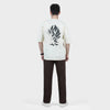 Goku Printed Off-White and Chocolate Brown Tracksuit