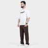 Weartofit White and Brown Tracksuit
