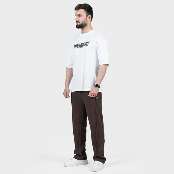 Weartofit White and Brown Tracksuit