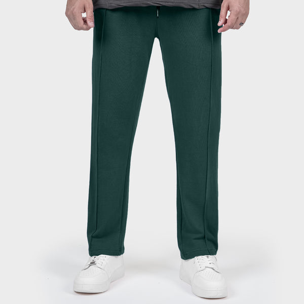 Green Single Stitch loose fit Trousers