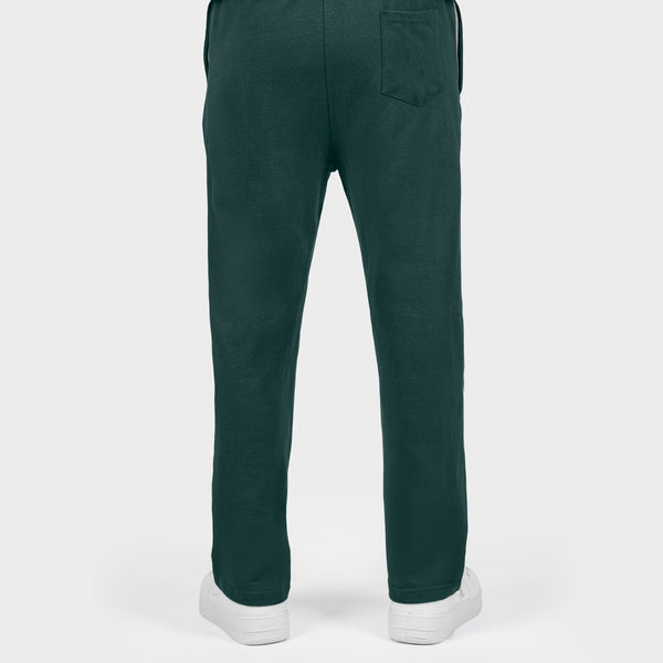 Green Single Stitch loose fit Trousers