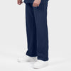Navy Ottoman Textured Trouser