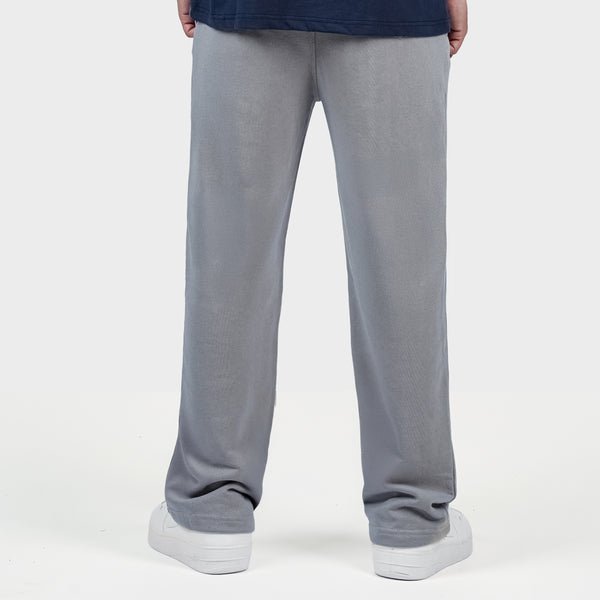 Gray Double Stitch loose fit Trousers