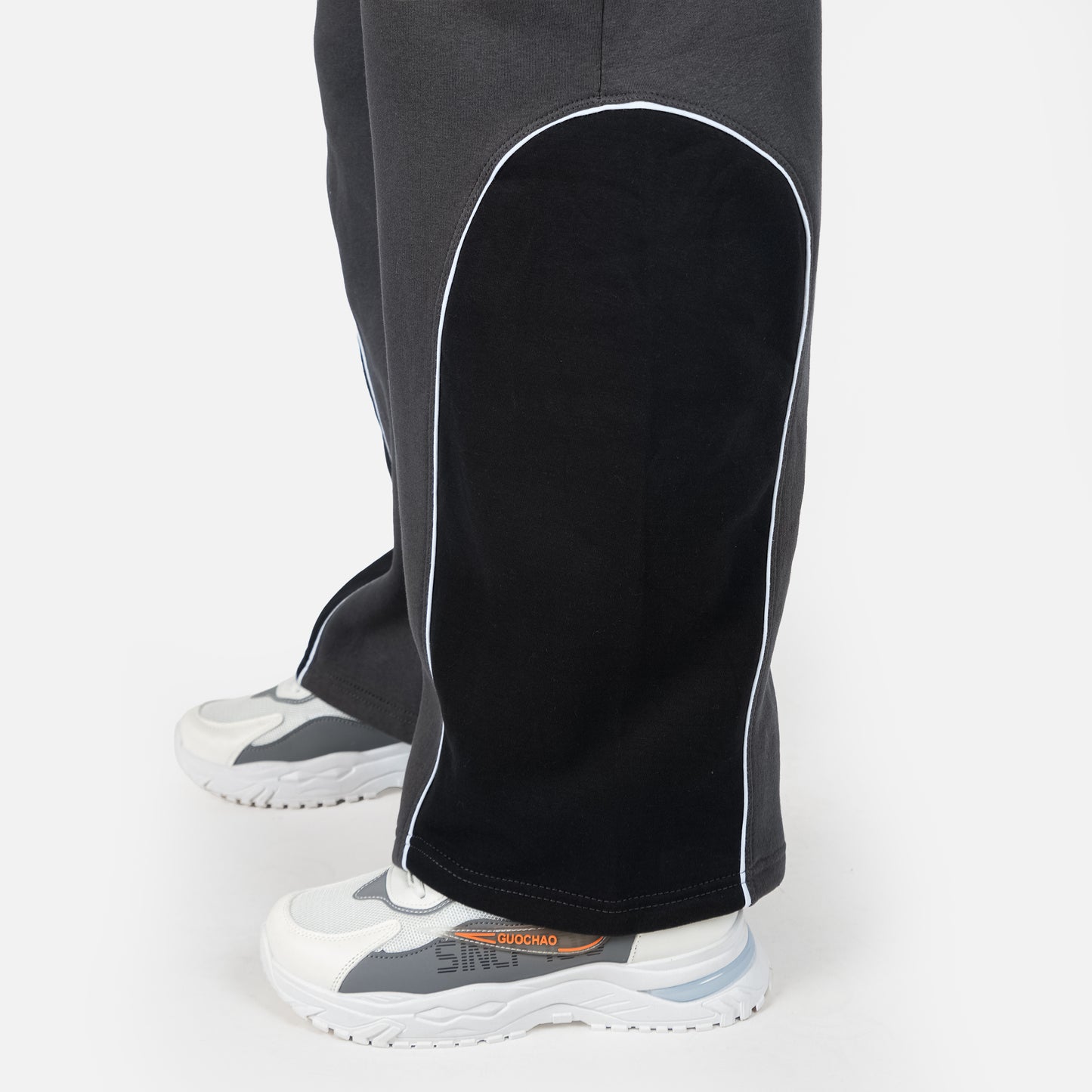 Unisex Charcoal Baggy Style Trouser