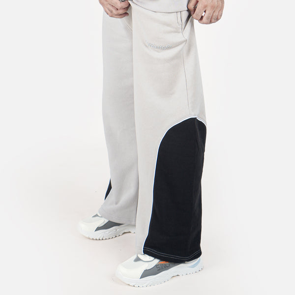 Unisex Silver Gray Baggy Style Trouser