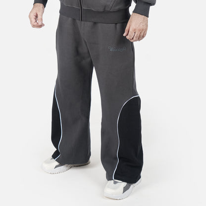 Unisex Charcoal Baggy Style Trouser