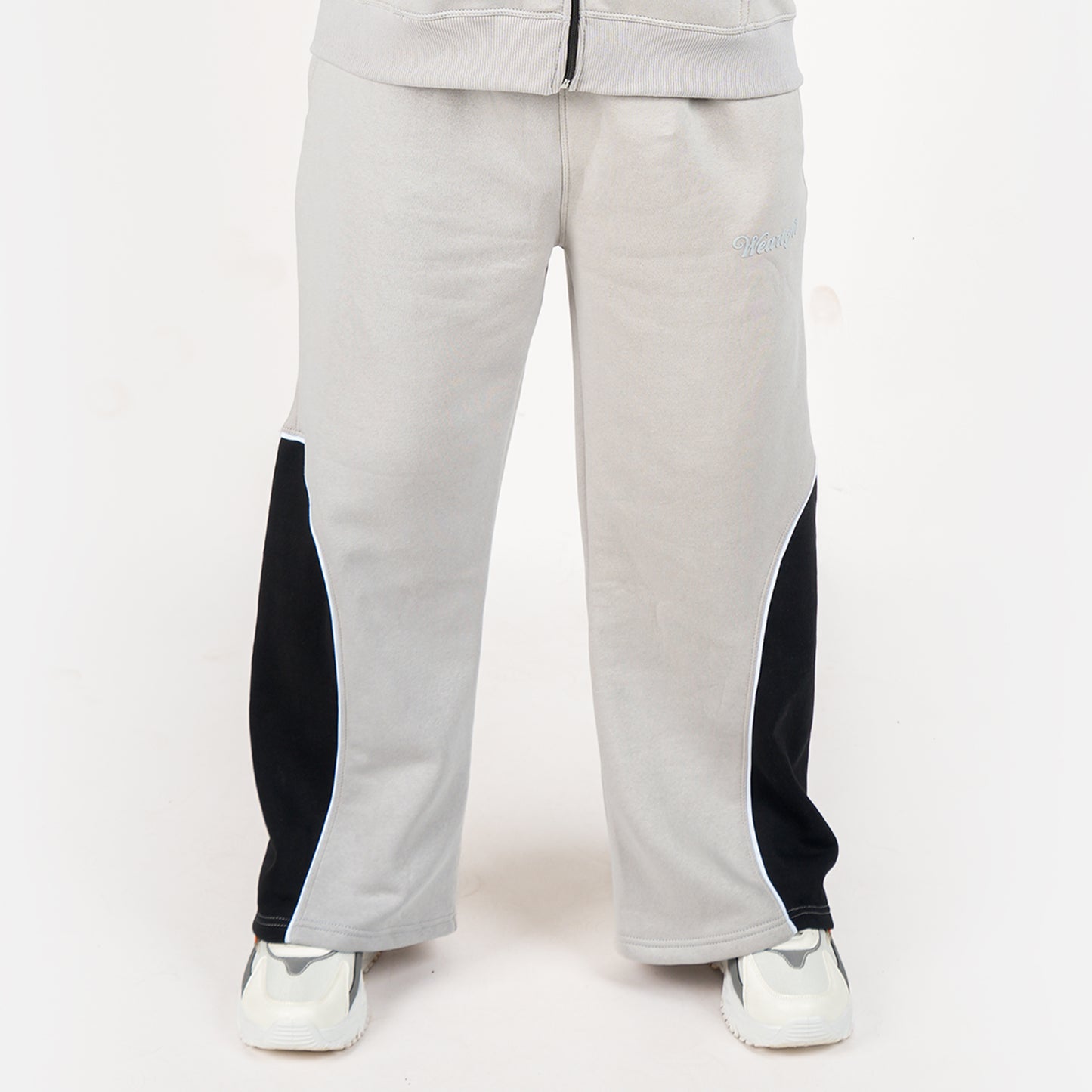 Unisex Silver Gray Baggy Style Trouser
