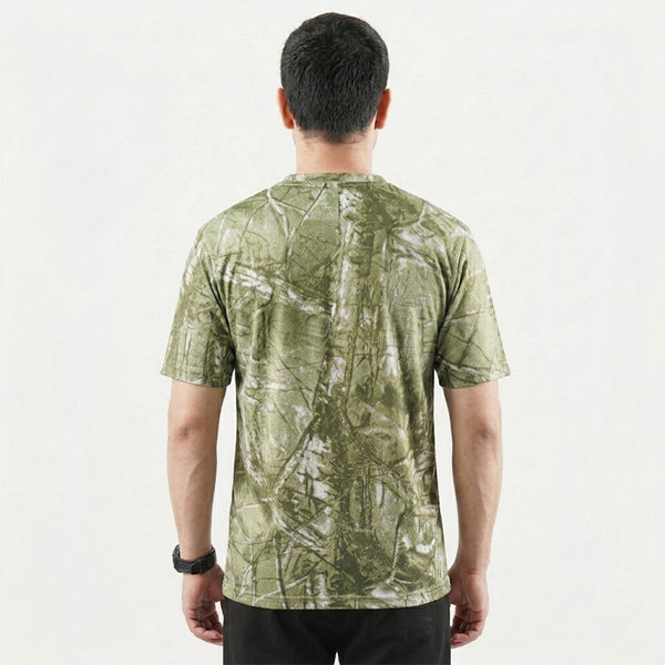 Lycra Cotton camouflage t-shirt.