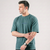 Warrior Dark Teal Drop Shoulder (Heavy GSM)