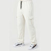 Off White Cotton Interlock Cargo Trouser
