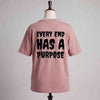 THE END Dusty Pink Tshirt