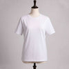 White Plain Lycra Cotton Tshirt