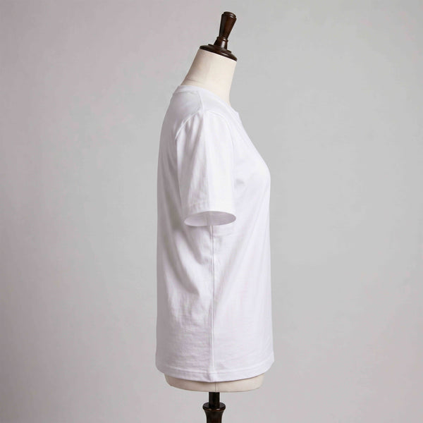 White Plain Lycra Cotton Tshirt