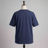 Navy Plain Lycra Cotton Tshirt