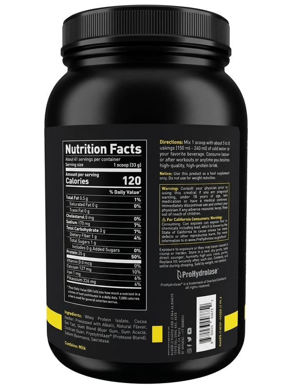 Kaged Muscle Micropure Whey Protein Isolate (Chocolate)