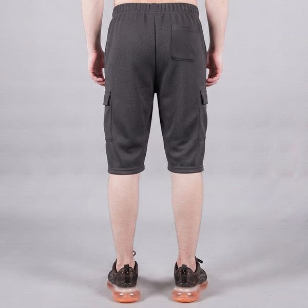 Deep Charcoal 3 Quarter Shorts