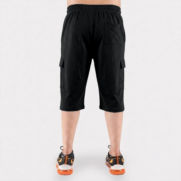 Black 3 Quarter Shorts