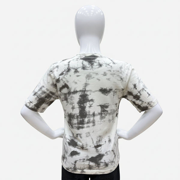 White Printed Lycra Tshirt