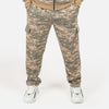 Winter Camo Fleece Cargo Trousers
