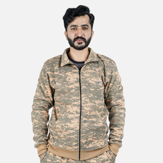 Unisex Camo Full Zipper