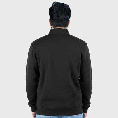 Unisex Black Full Zipper