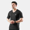 Plain Black V-Neck Relaxed Fit Tshirt