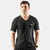 Plain Black V-Neck Relaxed Fit Tshirt