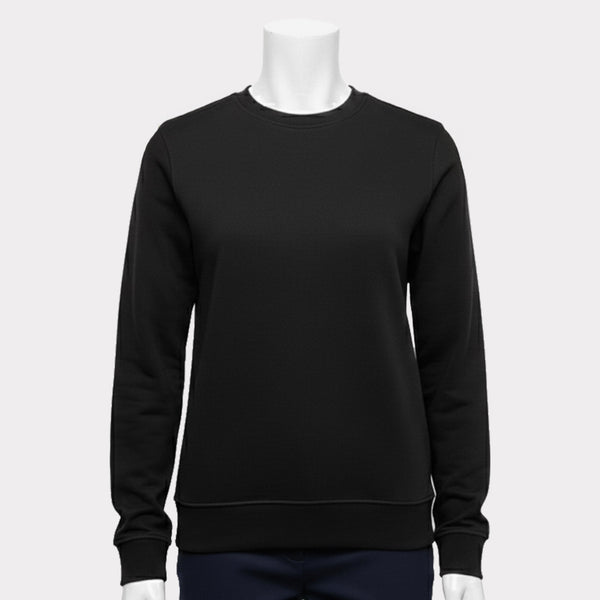 Unisex Black Fleece Sweatshirt