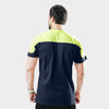 Navy T-Shirt with Parrot Shoulder panel