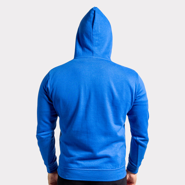 Unisex Round Neck Royal Blue Hoodie