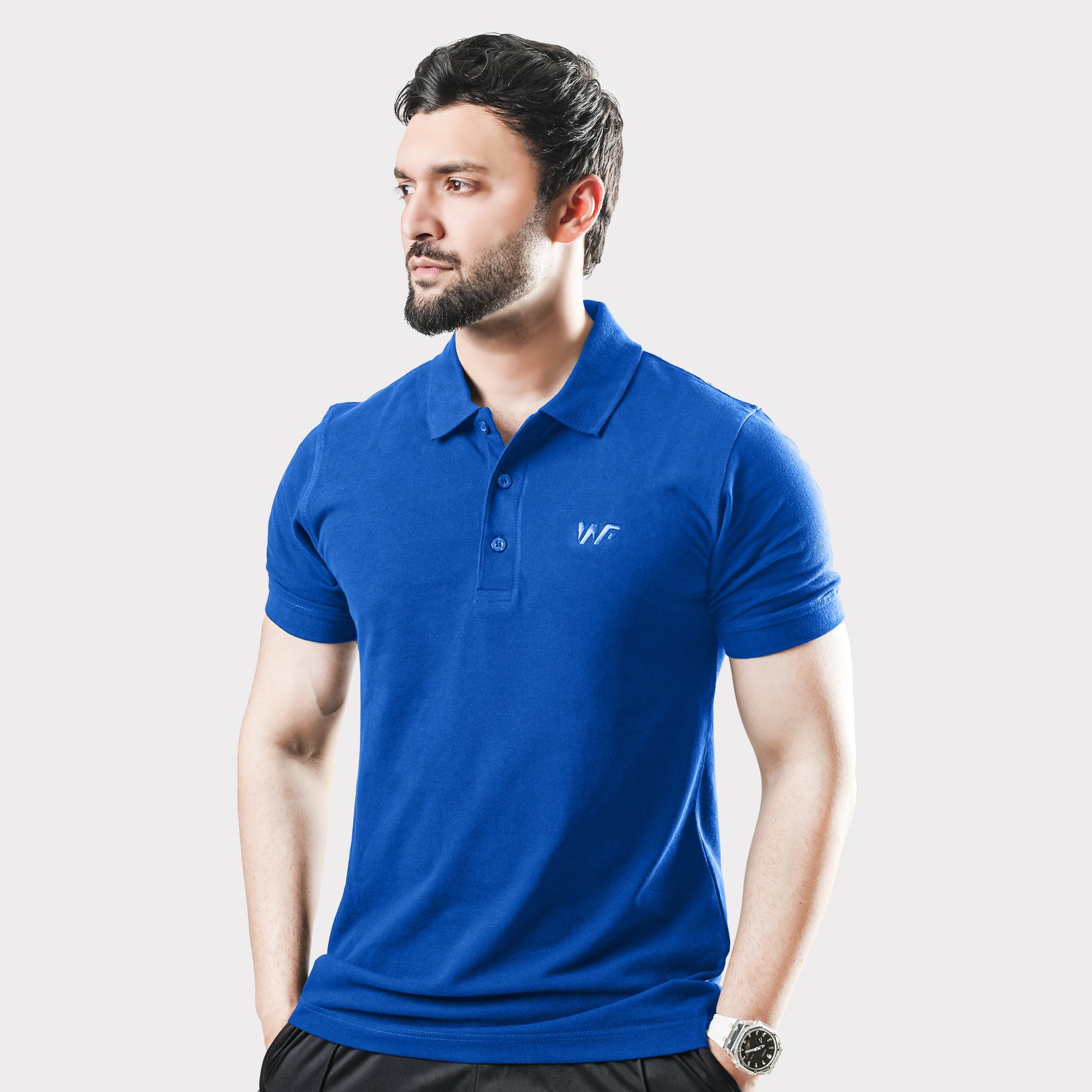 Royal Blue Classic POLO – Wear To Fit - Main Image