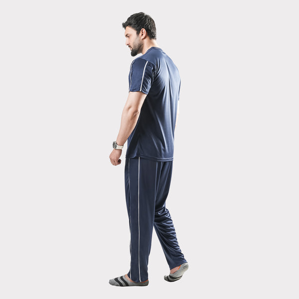 Navy Hawk Series With Double Piping Tracksuit