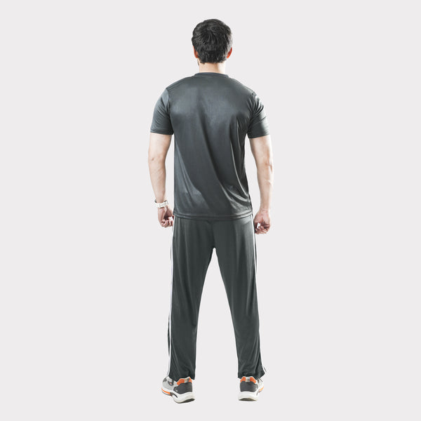 Front Stripes Smoky Gray Tracksuit