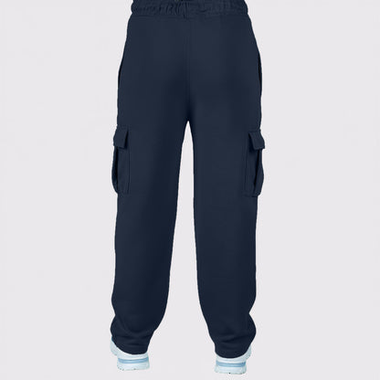 Pure cotton Navy Blue Cargro Trouser