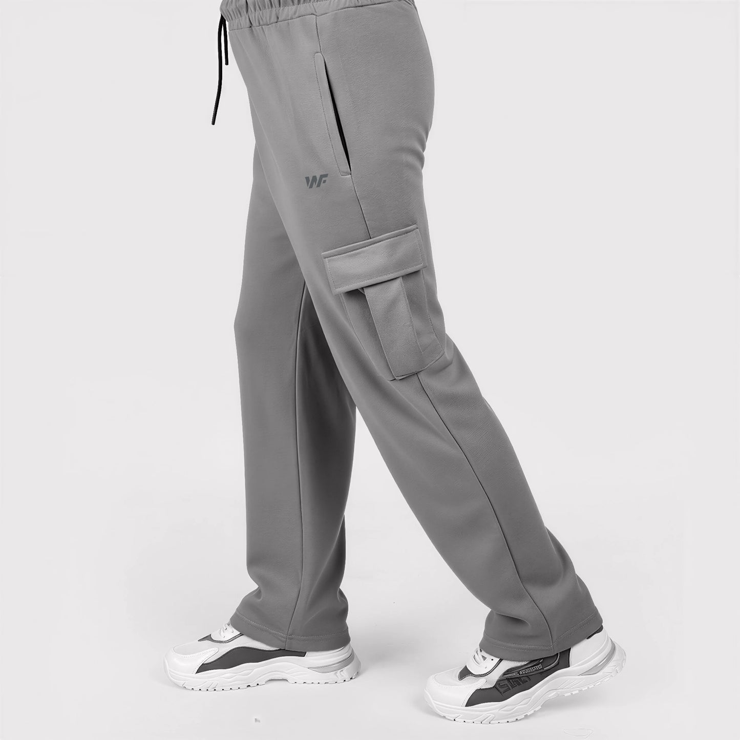 Pure cotton Grey Cargro Trouser