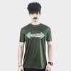 Wear To Fit Dumbbell Dark Green Quick Dry T-Shirt