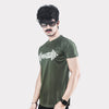 Wear To Fit Dumbbell Dark Green Quick Dry T-Shirt